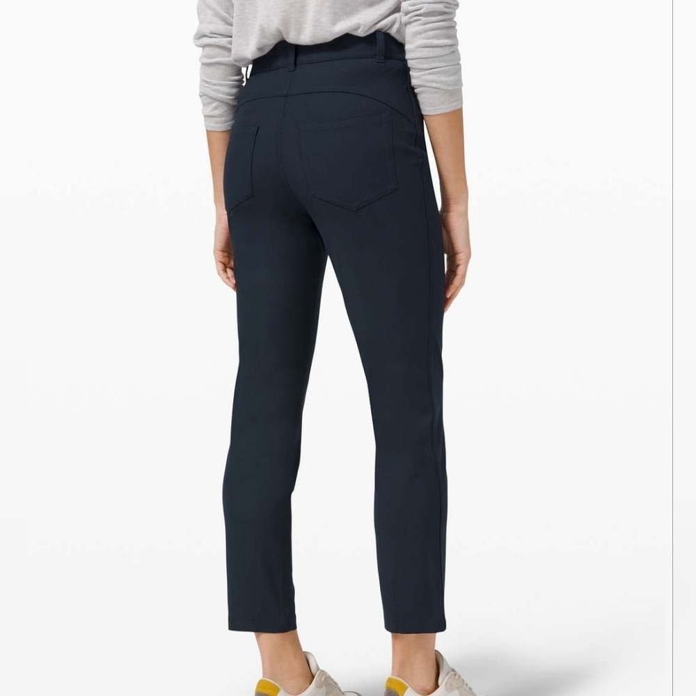 Lululemon Women's Pants Black Size 6 City Sleek 5 Pocket 7/8 Casual Everyday - Picture 6 of 14